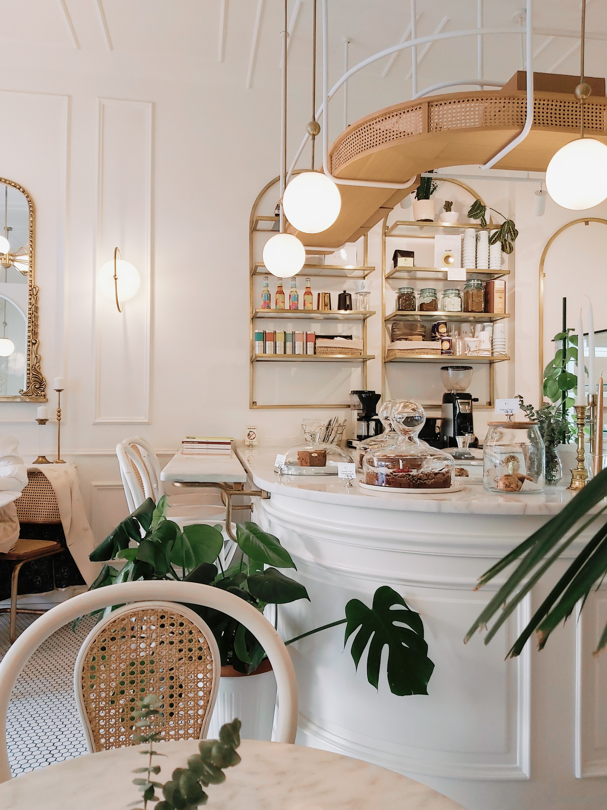 Modern Luxurious Cafe Interior 